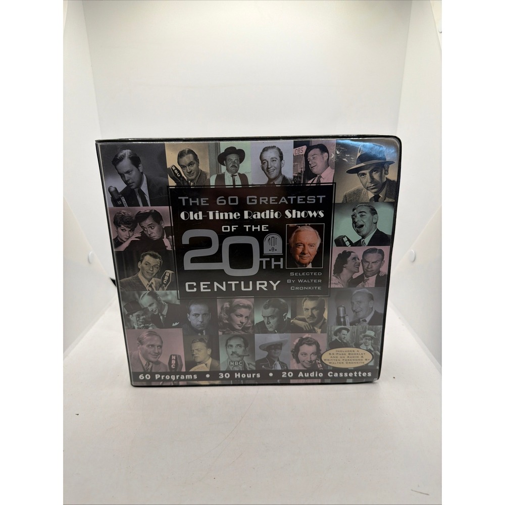 60 Greatest Old-Time Radio Shows of the 20th Century 20 Audio Cassette Box Set